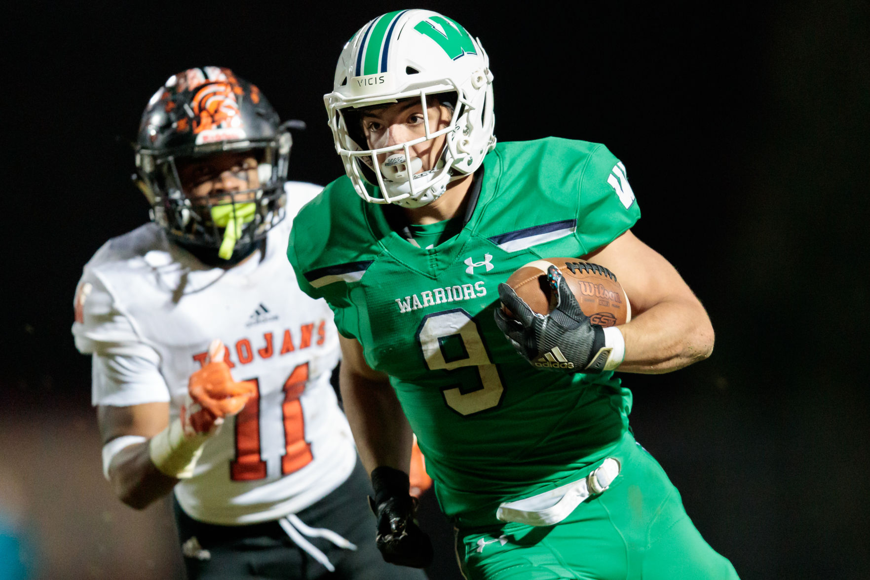 The Northwest Cabarrus Trojans fall to the Weddington Warriors in the third round of the 3AA State playoffs.